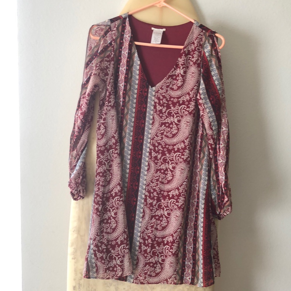 Beautiful paisley print boho dress